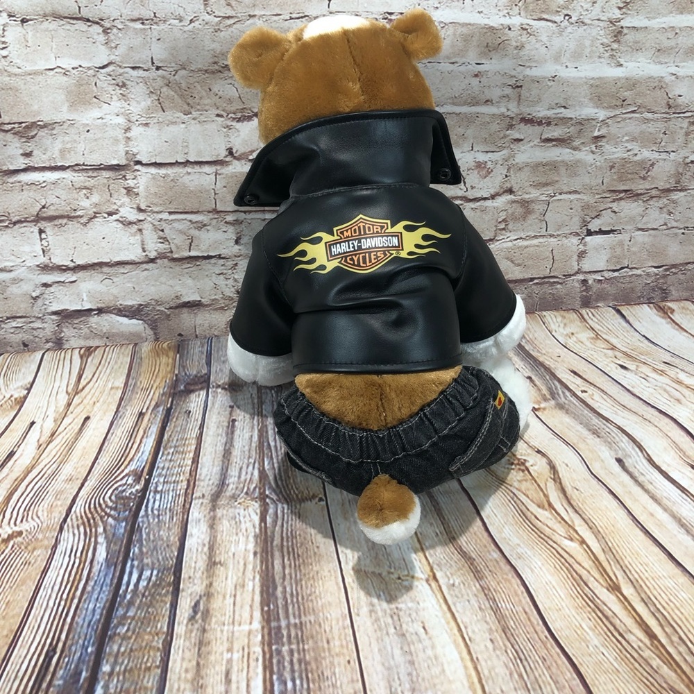 Build a bear boxer Harley D jacket and jeans - Picture 2 of 6